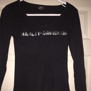 Ladies Harley Davidson Long Sleeved Top